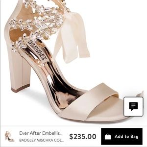 Badgley Mischka Embellished Sandal
